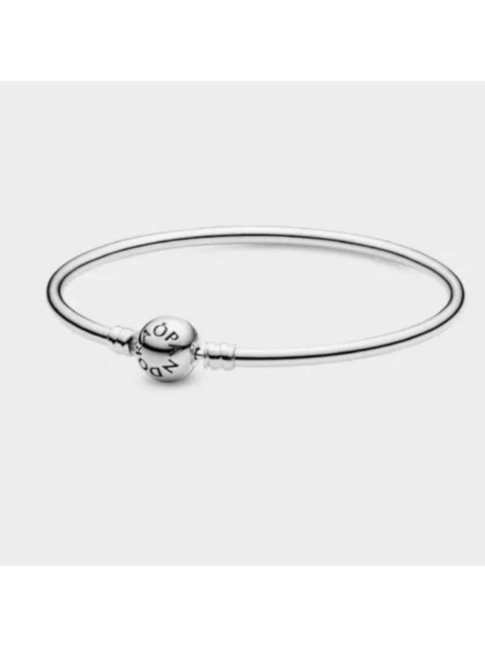 Pandora Sterling Silver Bangle Bracelet SMALL 6.7"